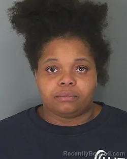 Mugshot of ZARIAH STROBLE booked in Spartanburg County, South Carolina on March 8, 2026