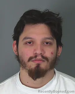 Mugshot of ROBERTO ORTEGA booked in Spartanburg County, South Carolina on March 8, 2026