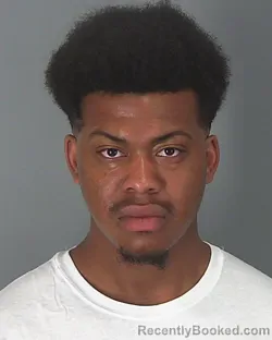 Mugshot of TAVARIUS MILLER booked in Spartanburg County, South Carolina on March 8, 2026