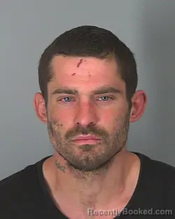 Mugshot of MATTHEW RICHMOND booked in Spartanburg County, South Carolina on March 9, 2026