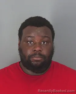 Mugshot of ADARRIUS FIELDS booked in Spartanburg County, South Carolina on March 9, 2026