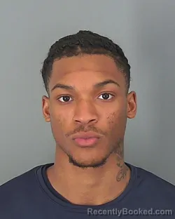 Mugshot of JAMIERIAN SMITH booked in Spartanburg County, South Carolina on March 9, 2026