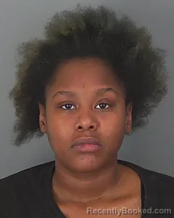 Mugshot of JERMIA SAWYER booked in Spartanburg County, South Carolina on March 9, 2026