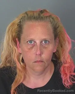 Mugshot of TIFFANY SHERBERT booked in Spartanburg County, South Carolina on March 9, 2026