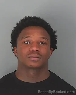 Mugshot of JYQUAN BROWN booked in Spartanburg County, South Carolina on March 10, 2026