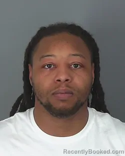 Mugshot of PIERRE NESMITH booked in Spartanburg County, South Carolina on March 11, 2026