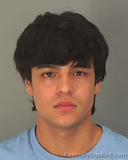 Mugshot of JULIAN PINZON-TOBON booked in Spartanburg County, South Carolina on March 11, 2026