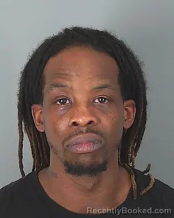 Mugshot of ADRIAN MILLER booked in Spartanburg County, South Carolina on March 11, 2026