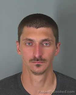 Mugshot of BRANDON BURNETT booked in Spartanburg County, South Carolina on March 12, 2026