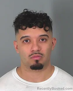 Mugshot of MIGUEL TORRES booked in Spartanburg County, South Carolina on March 12, 2026