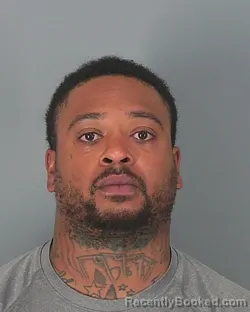 Mugshot of TERRANCE GRIFFIN booked in Spartanburg County, South Carolina on March 12, 2026