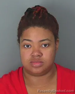 Mugshot of KIERRA FIELDS booked in Spartanburg County, South Carolina on March 12, 2026