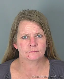 Mugshot of GENIA LEACH booked in Spartanburg County, South Carolina on March 14, 2026