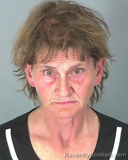 Mugshot of ANGELA WRIGHT booked in Spartanburg County, South Carolina on March 14, 2026