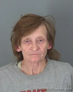 Mugshot of KAREN HARRIS booked in Spartanburg County, South Carolina on March 15, 2026