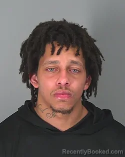 Mugshot of RASHAD JONES booked in Spartanburg County, South Carolina on March 15, 2026