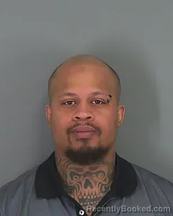 Mugshot of OMAR THOMPSON booked in Spartanburg County, South Carolina on March 15, 2026