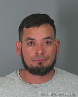 Mugshot of MIGUEL GARCIA SARABIA booked in Spartanburg County, South Carolina on March 16, 2026