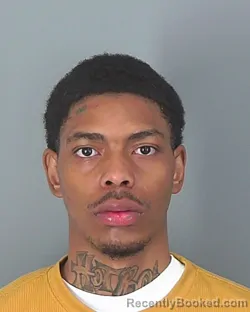 Mugshot of ALMALIK GETER booked in Spartanburg County, South Carolina on March 17, 2026