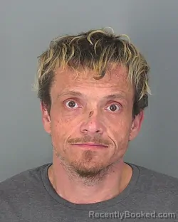 Mugshot of DONALD HEATHERLY booked in Spartanburg County, South Carolina on March 17, 2026