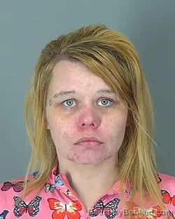 Mugshot of MEGHAN HUTCHINS booked in Spartanburg County, South Carolina on March 18, 2026