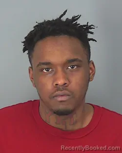 Mugshot of KHANASIAE SMITH booked in Spartanburg County, South Carolina on March 18, 2026