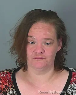 Mugshot of MONICA HALL booked in Spartanburg County, South Carolina on March 18, 2026