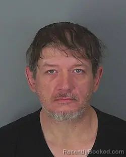 Mugshot of DARRELL ROBERTS booked in Spartanburg County, South Carolina on March 18, 2026