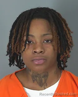 Mugshot of JAKAYLA JUSTICE booked in Spartanburg County, South Carolina on March 18, 2026