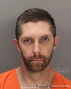 Mugshot of Mark David Unger booked in Ada County, Idaho on March 20, 2026