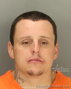 Mugshot of Brian Scott Robson booked in Ada County, Idaho on October 13, 2026