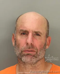 Mugshot of Timothy Alan Miller booked in Ada County, Idaho on September 8, 2026