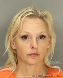 Mugshot of Brandy Colleen Grenicko booked in Ada County, Idaho on May 23, 2026
