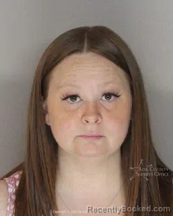 Mugshot of Allison Buttars Land booked in Ada County, Idaho on May 4, 2026