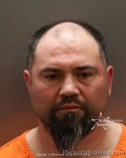 Mugshot of Mykola Magomadov booked in Ada County, Idaho on March 31, 2026