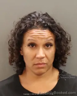 Mugshot of Breannya Patrice Edwards booked in Ada County, Idaho on August 10, 2026