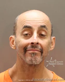 Mugshot of Christopher Jacob Martinez booked in Ada County, Idaho on May 8, 2026