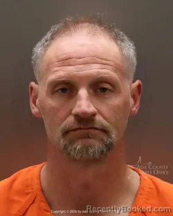 Mugshot of Joshua Jay Empey booked in Ada County, Idaho on March 25, 2026