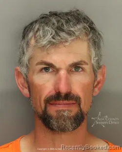 Mugshot of Brandon Conrad Tyler booked in Ada County, Idaho on October 1, 2026