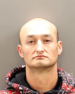Mugshot of Michael Adair Garoutte booked in Ada County, Idaho on April 16, 2026