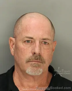 Mugshot of Charles William Elliott booked in Ada County, Idaho on October 6, 2026