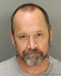 Mugshot of Aaron Clay Helm booked in Ada County, Idaho on May 7, 2026