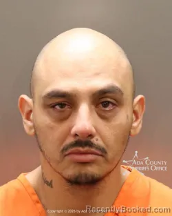 Mugshot of Matthew Reed Arellano booked in Ada County, Idaho on October 1, 2026