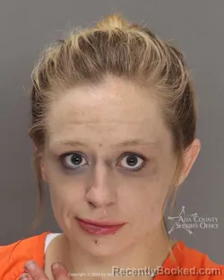Mugshot of Amanda Pearl Davis booked in Ada County, Idaho on June 24, 2026