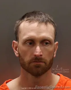 Mugshot of Ryan Lee Smith booked in Ada County, Idaho on March 28, 2026