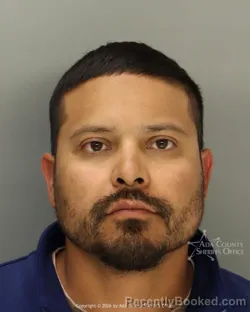 Mugshot of James Blas Nava booked in Ada County, Idaho on September 13, 2026