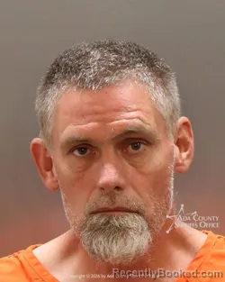 Mugshot of Charles Claude Anthony booked in Ada County, Idaho on August 27, 2026