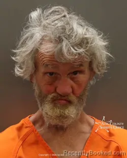 Mugshot of Travis Leory Walker booked in Ada County, Idaho on March 20, 2026