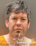 Booking photo from Ada County, Idaho