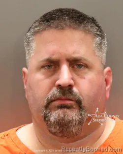 Mugshot of Paul William Ackerland booked in Ada County, Idaho on June 25, 2026